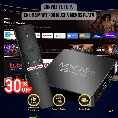 TV BOX  DECODIFICADOR  5G, 4K - (30% OFF)