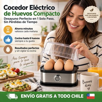 Cocedor Electrico Huevos Compacto