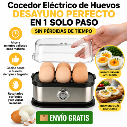 Cocedor Electrico Huevos Compacto