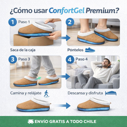 CONFORT GEL PREMIUM: Descansa tus pies y relaja tu cuerpo con cada paso