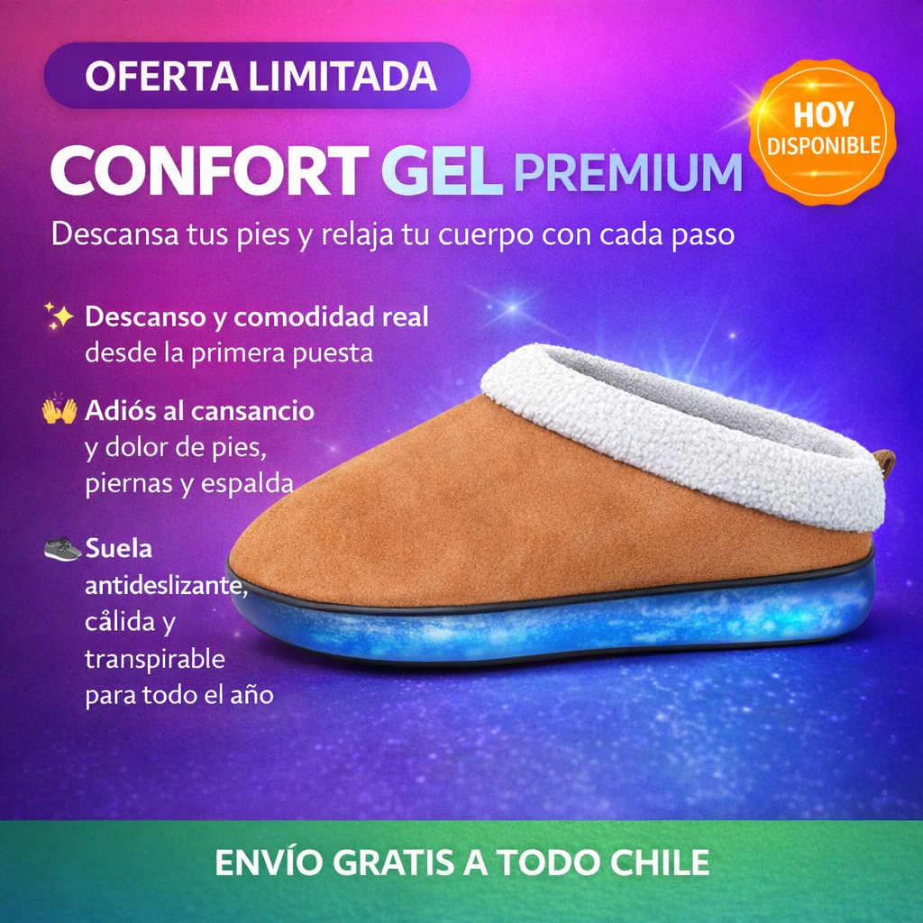 CONFORT GEL PREMIUM: Descansa tus pies y relaja tu cuerpo con cada paso
