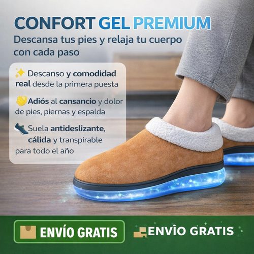 CONFORT GEL PREMIUM: Descansa tus pies y relaja tu cuerpo con cada paso