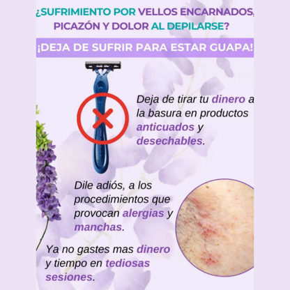 Depiladora con Sensor Láser + Depiladora Facial Ultrafina de REGALO