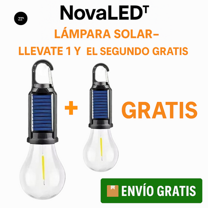 NovaLED™ – Lámpara solar - Compra 1 y llévate 1 GRATIS