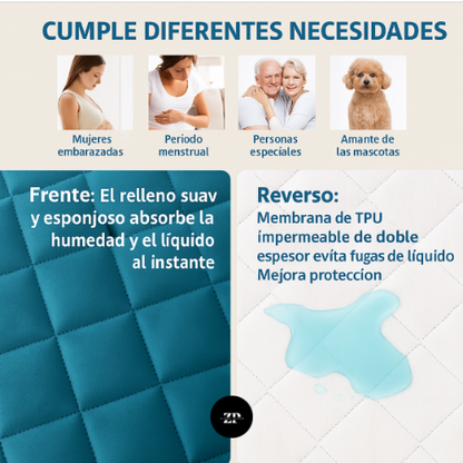 ProtectSleep™ | Cubre colchón impermeable premium