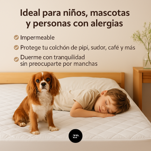 ProtectSleep™ | Cubre colchón impermeable premium