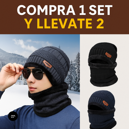 🧣🧢 WinterSoft™ – ¡Comprá 1 Set y Llevate 2! | Gorro + Bufanda Unisex (30% OFF)