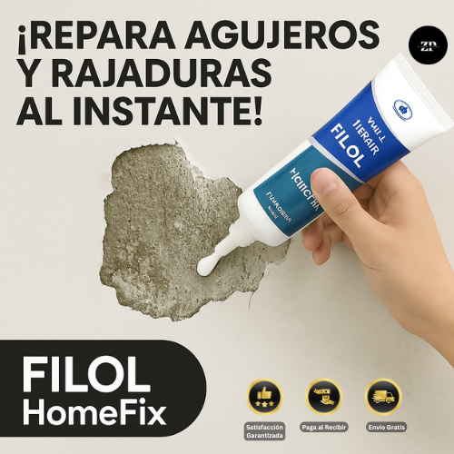 FILOL HomeFix™ – Crema Reparadora de Grietas +  Espátula GRATIS