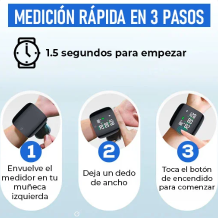 PulseCheck™ – Controlá tu presión en casa en solo 30 segundos