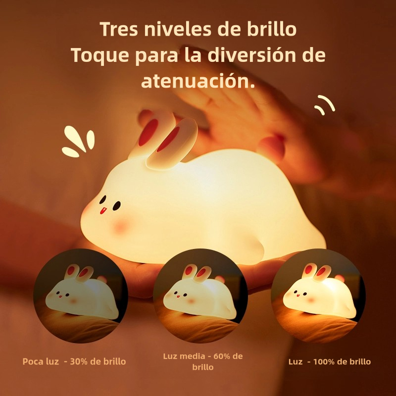 💡 Lampara Sensorial Conejo Suave (30% OFF) 🐇