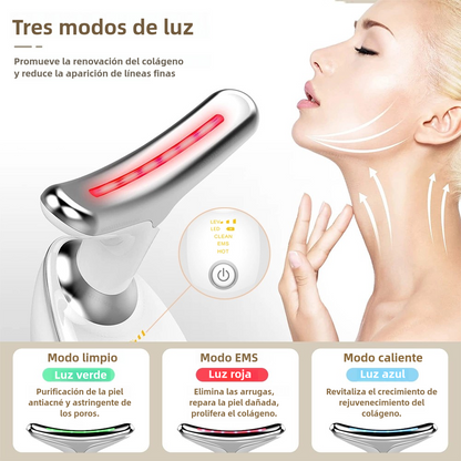 🧖‍♀️ Masajeador Facial Tecnología Led (30% OFF) 🌟