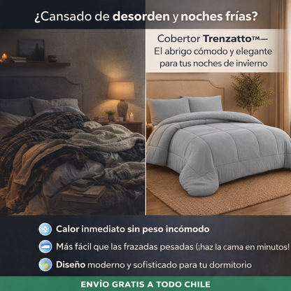 COBERTOR TRENZATTO™: CALOR Y ELEGANCIA