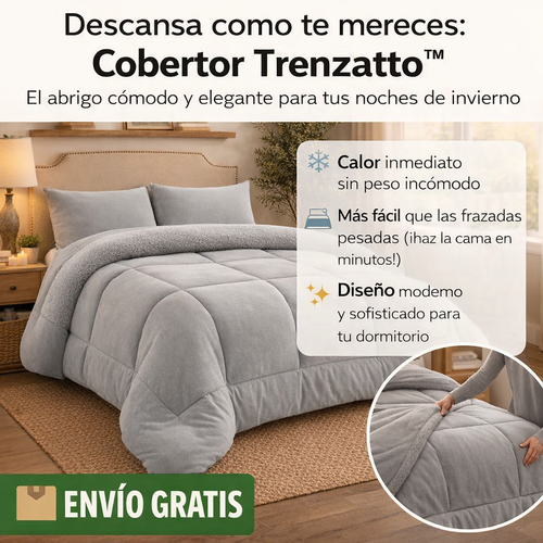 COBERTOR TRENZATTO™: CALOR Y ELEGANCIA