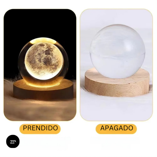 Lámpara 3D de Cristal – Magia y Elegancia en tu Espacio (30% OFF)