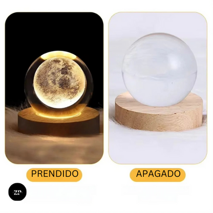 Lámpara 3D de Cristal – Magia y Elegancia en tu Espacio (30% OFF)