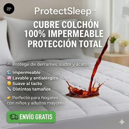 ProtectSleep™ | Cubre colchón impermeable premium