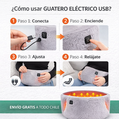 🔥 Mini Guatero Eléctrico™ | Alivio Rápido para Cólicos, Espalda y Frío