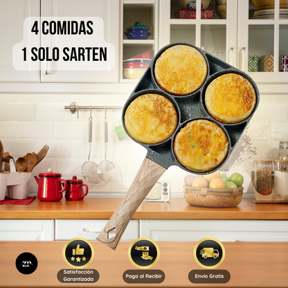 Sarten 4 puestos - (30% OFF)