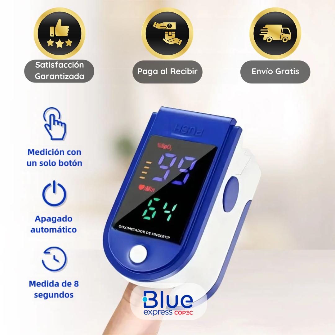 🧓Oximetro Pulsometro (30% OFF)💯