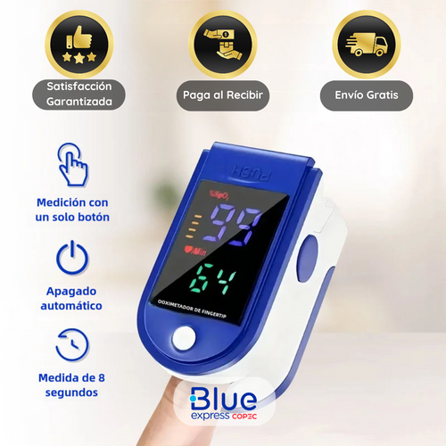 🧓Oximetro Pulsometro (30% OFF)💯