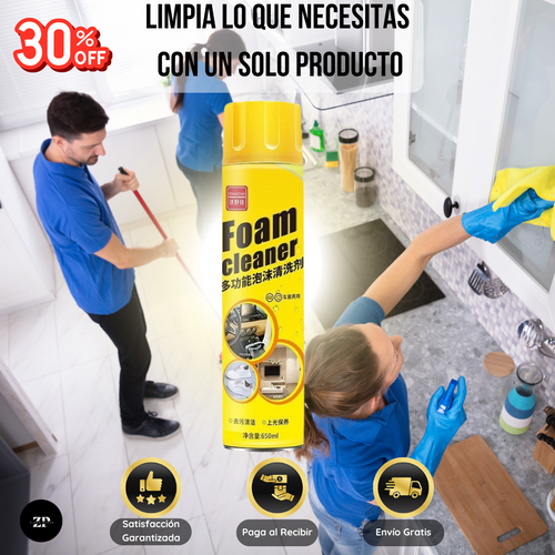 Foam Cleaner® Súper Limpiador espuma 2x1