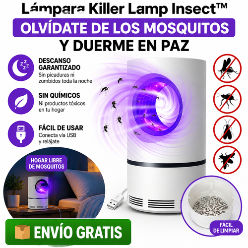 Lampara Led Atrapa Mosquitos