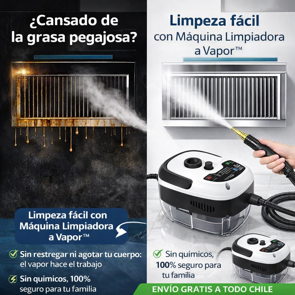 Limpiador A Vapor Presion 2500w Portatil