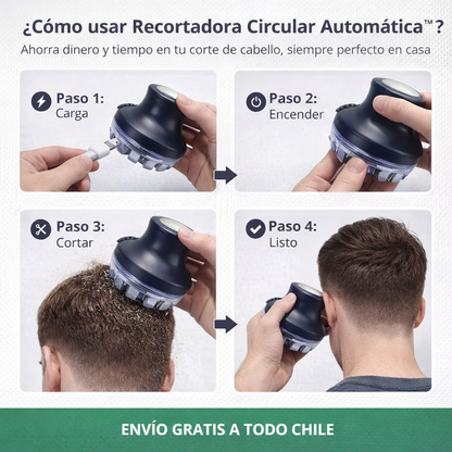 Recortadora Circular Automática™ – Ahorra dinero y tiempo en tu corte de cabello