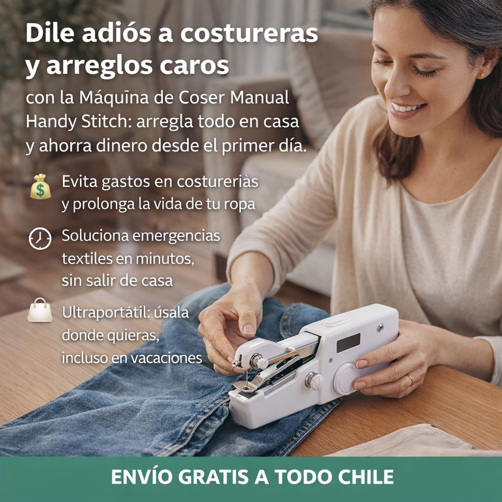 StitchMate™ – Maquina de coser portátil  + Guía (GRATIS)