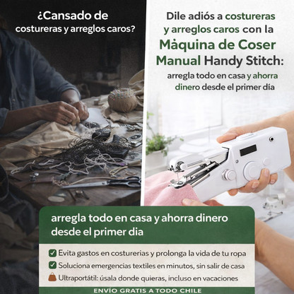 StitchMate™ – Maquina de coser portátil  + Guía (GRATIS)