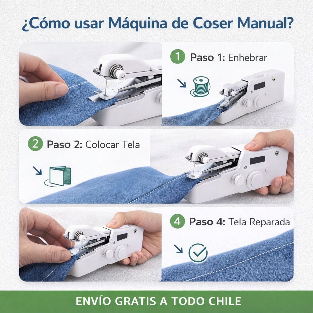 StitchMate™ – Maquina de coser portátil  + Guía (GRATIS)