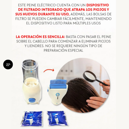 Peine Antipiojos™ – El tratamiento que sí sirve