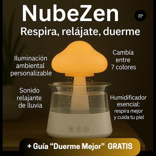 NubeZen™ – Respira, relajate, duerme + Guía “Duerme Mejor” GRATIS