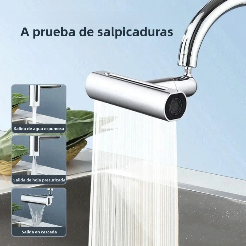 💦 Grifo Cascada de Acero 360 Grados (30% OFF) 🔄