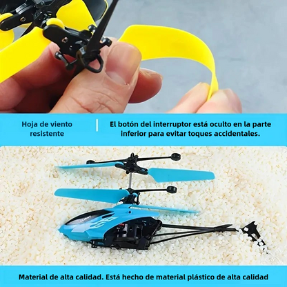 Drone Mini Helicóptero Con Sensor Volado