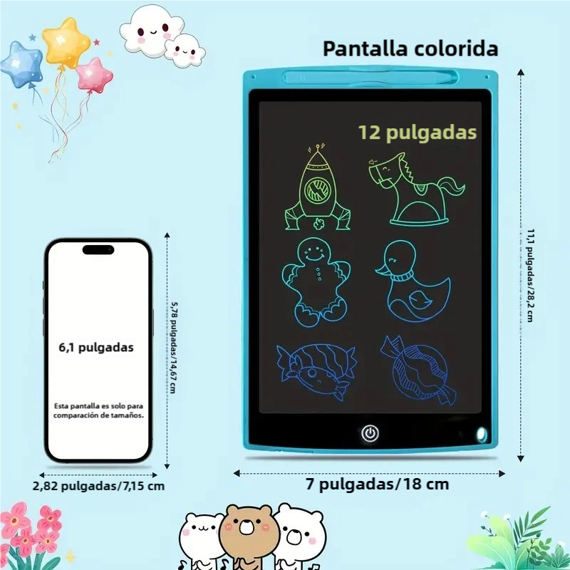 TABLET 12 PULGADAS NIÑOS - 30% OFF