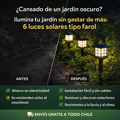 4X2 Iluminación solar para tu jardín: Luz, elegancia y cero gasto extra