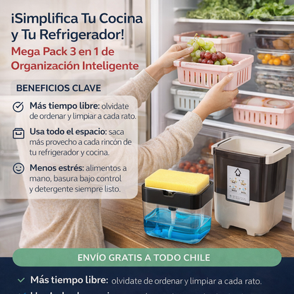 Mega Pack 3 en 1 de Organización