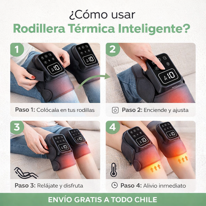 🏆 Rodillera Térmica Inteligente: Alivio Instantáneo Para Tus Rodillas Sin Salir de Casa