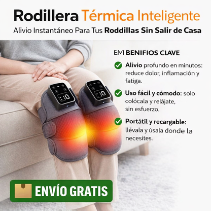 🏆 Rodillera Térmica Inteligente: Alivio Instantáneo Para Tus Rodillas Sin Salir de Casa