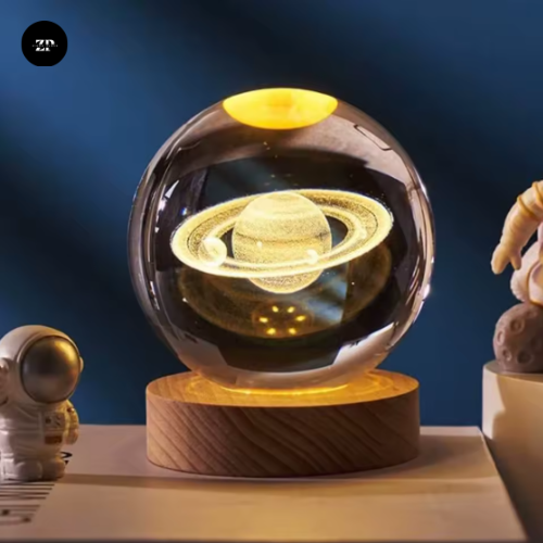 Lámpara 3D de Cristal – Magia y Elegancia en tu Espacio (30% OFF)