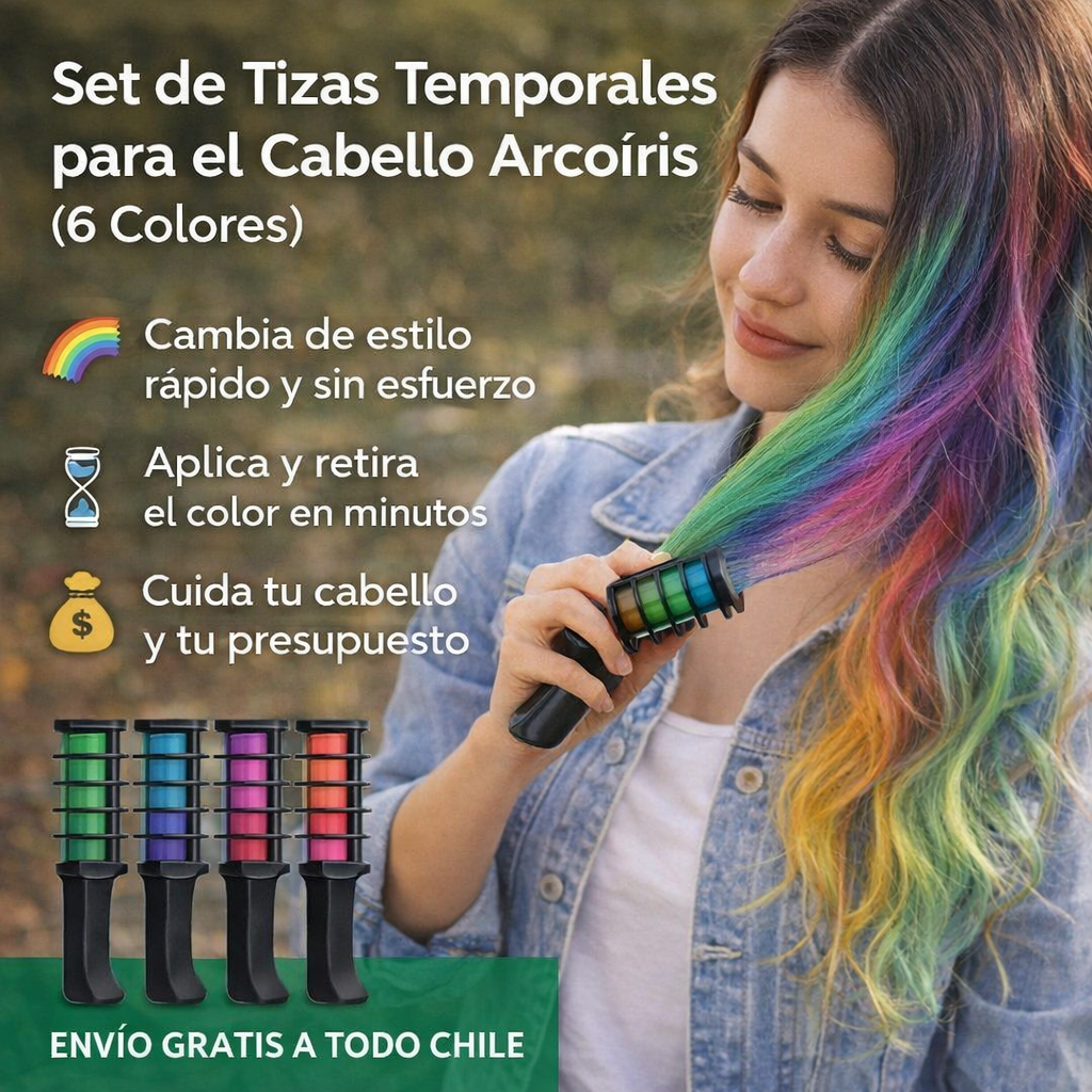 ColorExpress™ – Cambia tu look en segundos sin dañar tu cabello