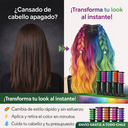 ColorExpress™ – Cambia tu look en segundos sin dañar tu cabello