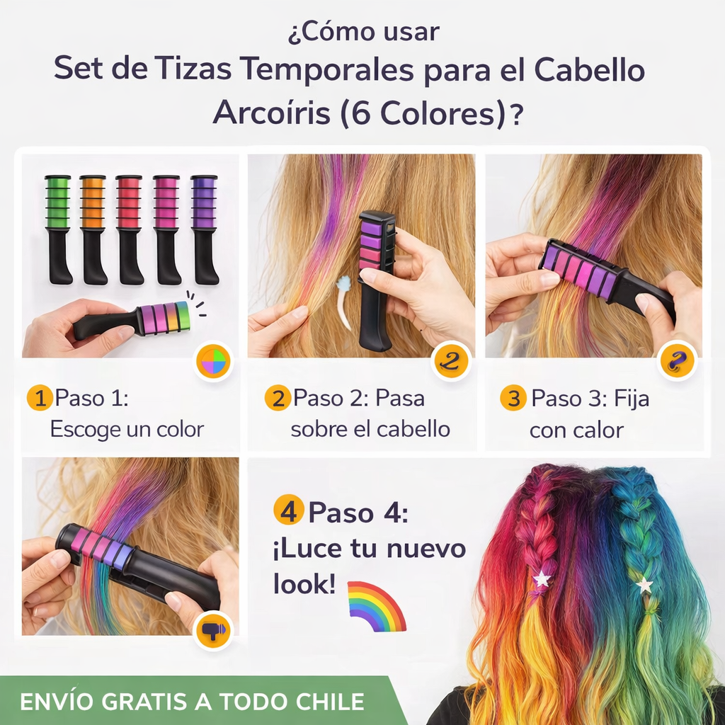 ColorExpress™ – Cambia tu look en segundos sin dañar tu cabello