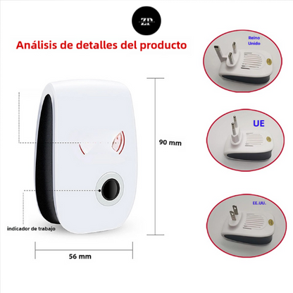 Repelente electrico Ultrasonico Plagas