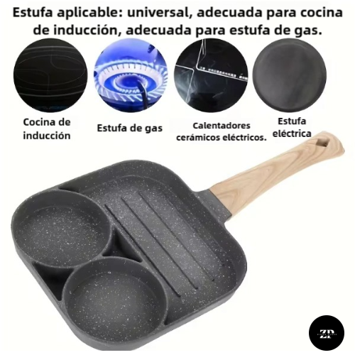 La Sartén 3 en 1 que Revolucionará tu Cocina 🍳✨ - (30%OFF)