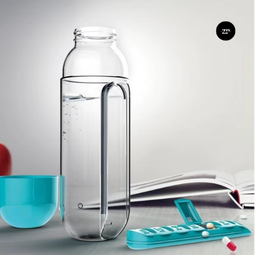 Botella Pastillero 2 en 1 - Hidratación y Salud Siempre Contigo (PACK 2X1)