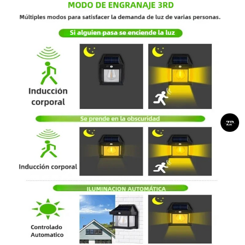 Luz solar decorativa - 30% OFF