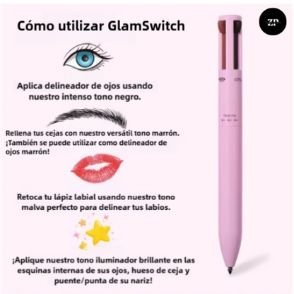 💄 GlamSwitch 4 en 1 – tu maquillaje completo en un solo lápiz