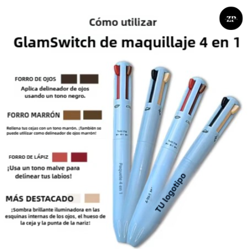 💄 GlamSwitch 4 en 1 – tu maquillaje completo en un solo lápiz